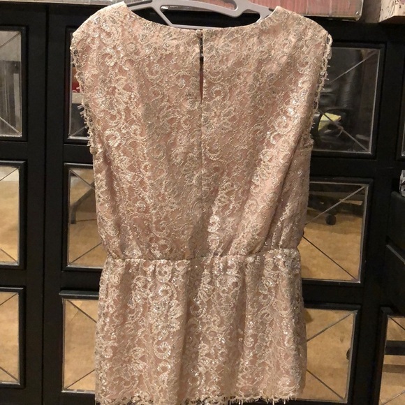 Shoshanna Metallic Lace Blouse - Picture 4 of 7